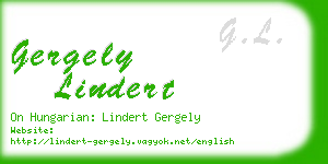 gergely lindert business card